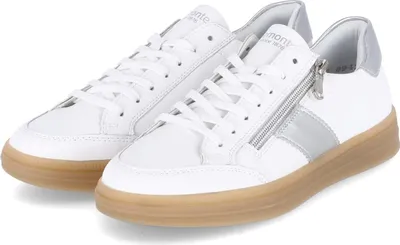 Obrázek produktu pro Remonte Dámské nízké tenisky White Silver Smooth Leather Velikost: 41