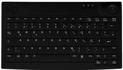 Obrázek produktu pro Contour Design Active Key AK-440-TU, Mini, Kabel, USB, QWERTY, Černá