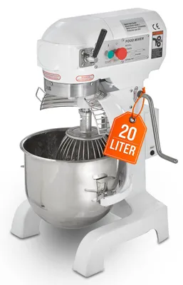 Produktbild von GastroHero Planetenrührwerk ECO 20 Liter – leistungsstarkes Rührwerk mit 3 Geschwindigkeiten, Edelstahl