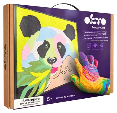 Obrázok produktu pre Penová hmota Okto Panda 20000 Viacfarebná 42 x 30 x 5 cm