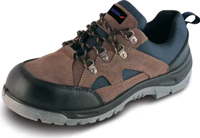 Produktbild von Dedra Sicherheitshalbstiefel aus Wildleder mit Stahlkappe, Größe 46 (BH9P2-46)