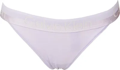 Obrázek produktu pro CK CALVIN KLEIN dámské tanga, kalhotky s viditelným elastickým lemem a logem, spodní prádlo ze strečové bavlny, číslo výrobku QF6686O, XS, bavlna 55 %, polyester 36 %, Elastan 9 %