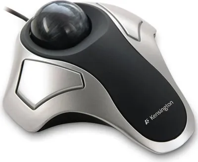 Immagine prodotto di Trackball, Kensington Ergonomico, con cavo, ambidestro, personalizzabile, compatibile con Windows e Mac, grigio