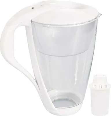 Zdjęcie produktu dla Prestige Cartridge Water Filter Glass Jug Dafi Crystal Classic 2.0L with Free Filter Cartridge - White - 2.0 L White