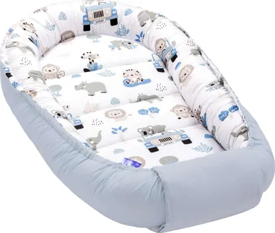 Produktbild von Blue Safari Babynest Kokon XXL
