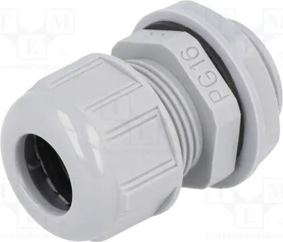 Zdjęcie produktu dla 1 x Złączka kablowe: IP68, ciemnoszary, UL94V-2, 93600-0412, 7000.7833.5