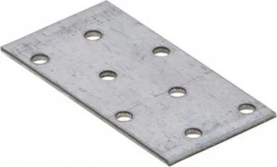 Produktbild von 10x Lochplatten Holzverbinder Lochbleche Nagelplatten Flachverbinder 40x100x2 mm PP 2