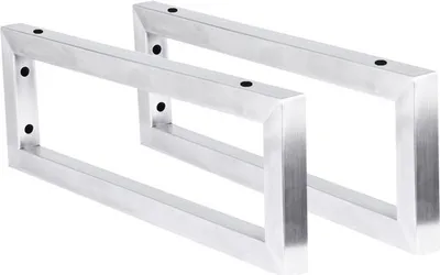 Produktbild von Waschtischhalterung 44 x 15 cm chrom 2 Stück 38.215.26