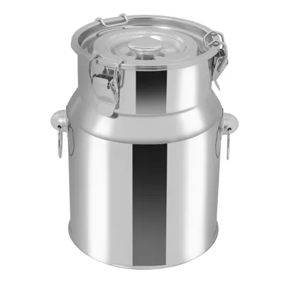 Image de Seau à lait en acier inoxydable  Pot à lait  Pot à lait  Seau