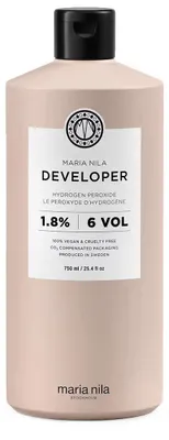 Immagine prodotto di Maria Nila, Developer, Hair Oxidant Lotion, 1.8%, 6 vol, 750 ml