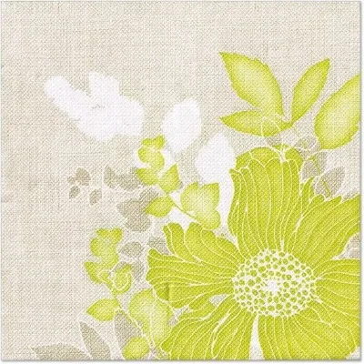 Produktbild von Servietten "ROYAL Collection" 1/4-Falz 40 cm x 40 cm grün "Annabel"