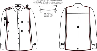 Produktbild von Eterna - Slim Fit - Bügelfreies Herren Langarm Hemd (67cm) mit Kent Kragen, Uni Twill (8005 F682), Größe:43, Farbe:Weiß (00)