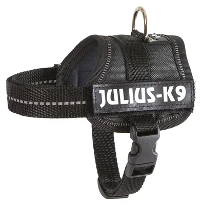 Productafbeelding van Trixie Julius-K9 Powerharnas Baby 2/XS-S: 33-45 cm, zwart