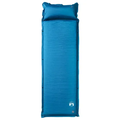 Image de vidaXL Matelas auto-gonflant avec coussin Turquoise