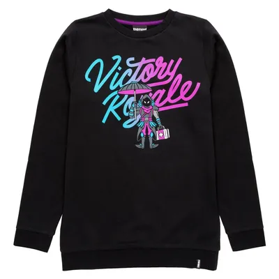 Produktbild von Fortnite - "Victory Royale" Sweatshirt für Jungen NS6804 (146-152) (Schwarz/Blau/Violett)