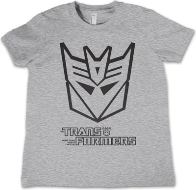 Produktbild von Decepticon Monotone Kids T-Shirt - 12Years-XL - HeatherGrey