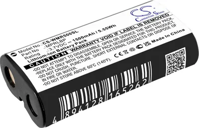 Produktbild von TECHTEK Akku Kompatibel mit [Wisycom] MPR30-ENG, MPR30-IEM, MPR50-IEM, MPR50-IFB, MPR51-ENG, MPR52-ENG, MTP60 Ersetzt MPRLBP
