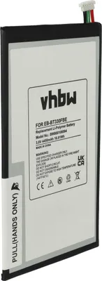 Produktbild von vhbw Akku Ersatz für Samsung EB-BT330FBE, T4450E, T4450C für Tablet Pad (4450 mAh, 3,8 V, Li-Polymer)