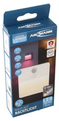 Zdjęcie produktu dla Lampka nocna z czujnikiem NL5R – ładowalna lampka orientacyjna LED z czujnikiem ruchu