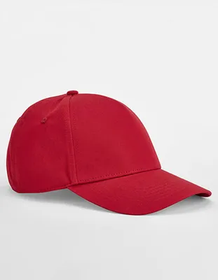 Produktbild von Beechfield B825 | EarthAware® Classic Organic Baumwolle 5 Panel Cap - Farbe: Classic Red - Größe: One Size
