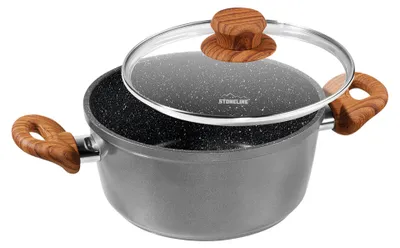 Produktbild von STONELINE® Back to Nature Kochtopf 20 cm | mit Deckel