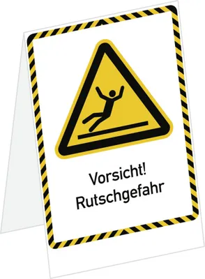 Produktbild von Dreifke® Aufsteller FACILIS "Vorsicht Rutschgefahr", Kunststoff, 330x505 mm