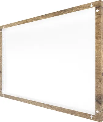 Obrázok produktu pre Allboards magnetická bezrámová kovová tabuľa s potlačou 90x60cm - drevená doska