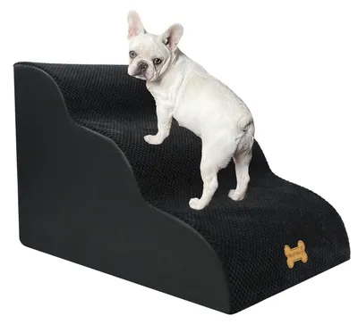 Productafbeelding van Hondentrap - 3 treden - 60 x 40 x 40 cm - Kleine honden