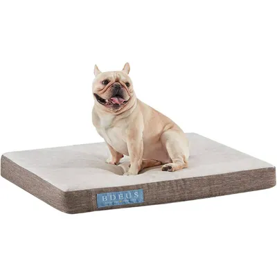 Productafbeelding van Comfortabel en waterdicht hondenbed - Ondersteunt de gewrichten en biedt comfort, 91,5 x 127 x 10 cm