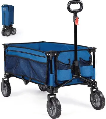 Produktbild von Famanu Transportwagen für Strand und Garten - Praktisch und Geräumig