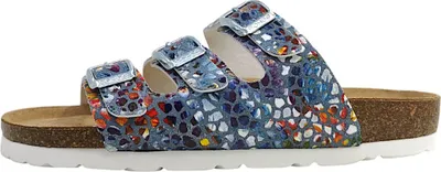 Image de Rohde Alba : chaussures de marche pour femmes, sandales, semelle intérieure bleue, pour les loisirs