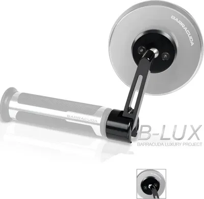 Produktbild von Barracuda Spiegel SKIN-S BAR END B-LUX schwarz/silber