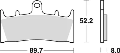 Immagine prodotto di Pastiglie freno TRW Trw Organ. Mcb 659
