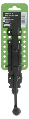 Imagen del producto de Cerradura de montaje con tornillos, fabricada en acero y zamak, de 300 x 35 mm, de color , para puertas y ventanas