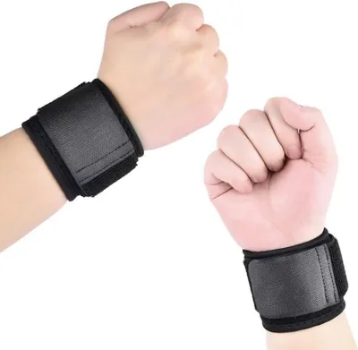 Produktbild von Handgelenk Bandagen 2 Stück Atmungsaktiv Wrist Wrap Handgelenkstütze Fitness Gym Fußball