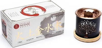 Zdjęcie produktu dla Zestaw kadzidełek i dyfuzor Aromafume Feng Shui - 160 g