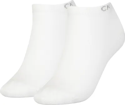Zdjęcie produktu dla 2er Pack Calvin Klein Sneakersocken Damen 002 - biały