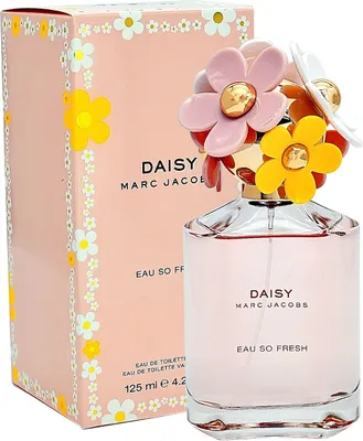 Produktbild von Marc Jacobs Daisy Eau So Fresh, Frauen, 125 ml, Nicht nachfüllbare Flasche, Grapefruit,Pear, Violet (flower),Wild rose, Zedernholz, Moschus
