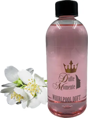 Produktbild von Dufte Momente | Whirlpool Duft 500ml | Jasmin | mit naturreinen und natürlichen ätherischen Ölen | kein Schaum | vegan und ohne Tierversuche