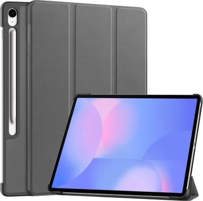 Produktbild von Samsung Galaxy Tab S10 FE Plus Hülle - Coverup Tri-Fold Ständer Klapphülle mit Schlaf/Wach-Funktion - Grau
