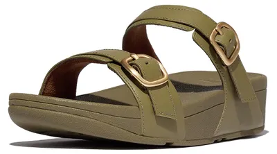 Produktbild von FITFLOP FitFlop Lulu Adjustable Slide - Leather GRÜN 38