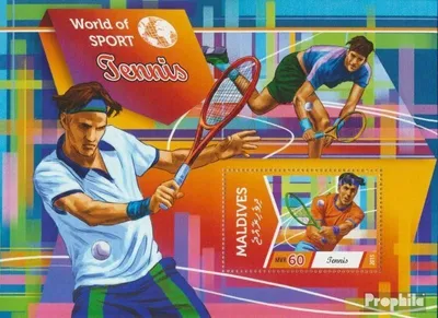 Produktbild von Briefmarken Malediven 2015 Mi Block 814 (kompl. Ausg.) postfrisch Tennis