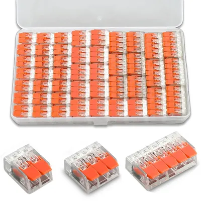 Produktbild von 90x Für Wago Klemmen WegeKlemme Hebel 221-412/221-413/221-415 Hebelklemmen Set
