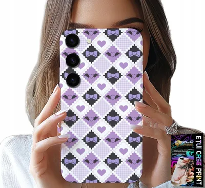 Image de Étui Pour Samsung Galaxy S23 Plus - Fashion Hearts Bow + Glass