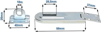 Produktbild von Überfalle 100x35mm