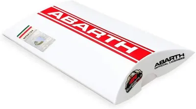 Produktbild von Abarth Offizielle Schlüsselanhäng, Gelber Skorpion und Italien Trikolore