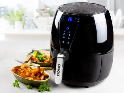 Produktbild von Domo DO532FR, Heißluftfritteuse, 4 l, 1,2 kg, 80 °C, 200 °C, Einzelbild