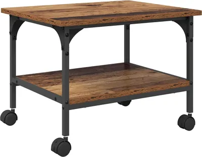 Produktbild von vidaXL Druckerständer Altholz 50 x 40 x 38 cm Holzwerkstoff