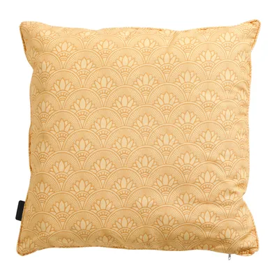 Obrázek produktu pro Polštář dekorační 45 x 45 cm voděodpudivý žlutý s ornamentem