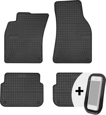 Immagine prodotto di Tappetini in gomma tappetini auto tappetini auto su misura set da 4 pezzi - adatto per Audi A6 C6 2004-2006